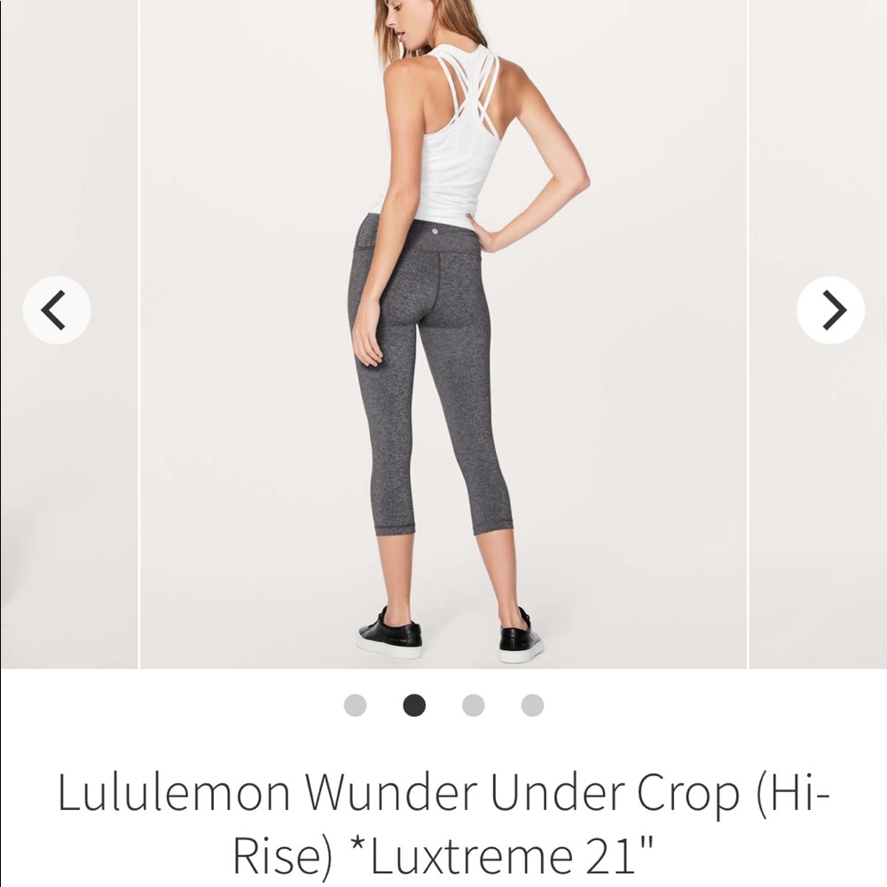 Lululemon Wunder Under Crop Leggings